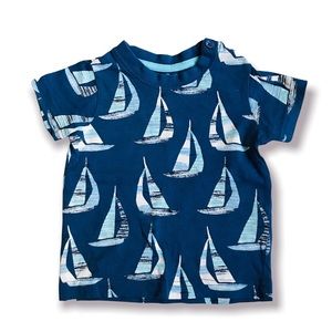 EUC Matalan Sailboat Tee 3-6 Months